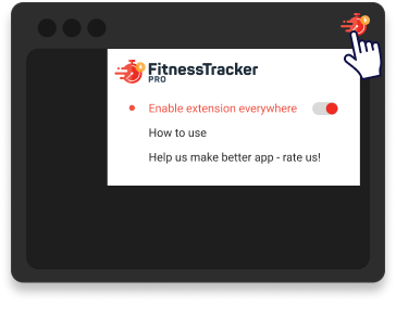 Hide the FitnessTrackerPro widget
